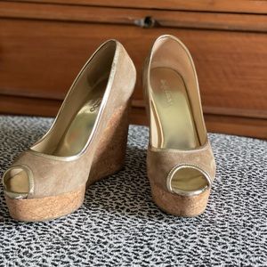 Jimmy Choo Papina Cork Wedges